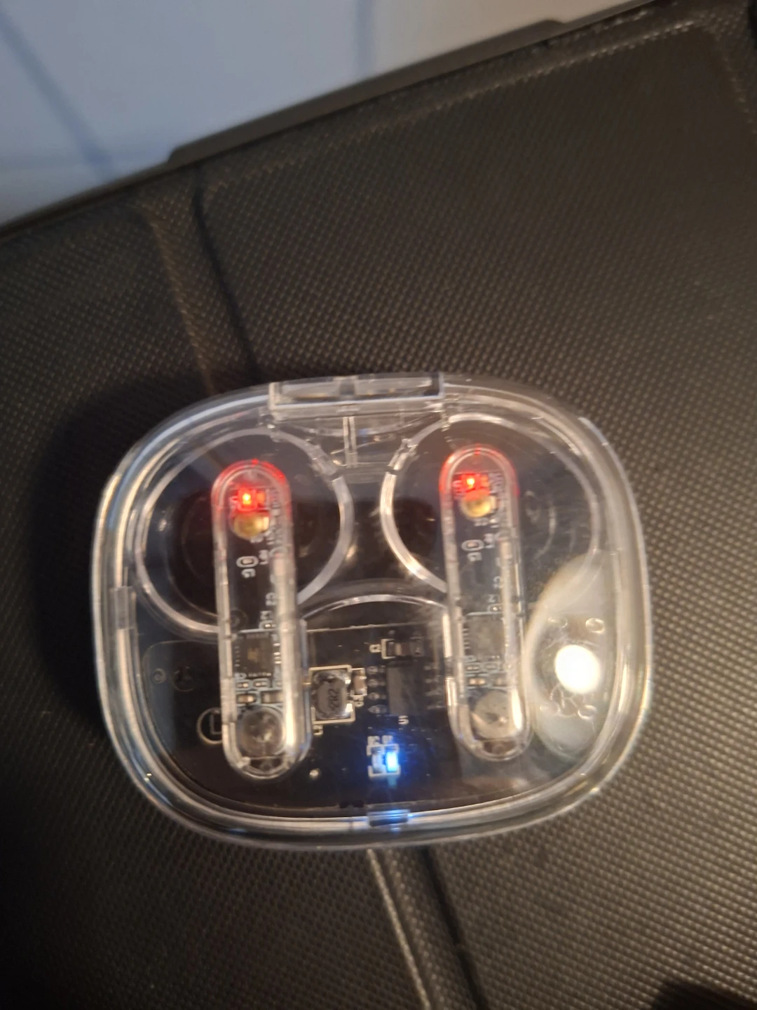 Transparent Wireless Earbuds Case
