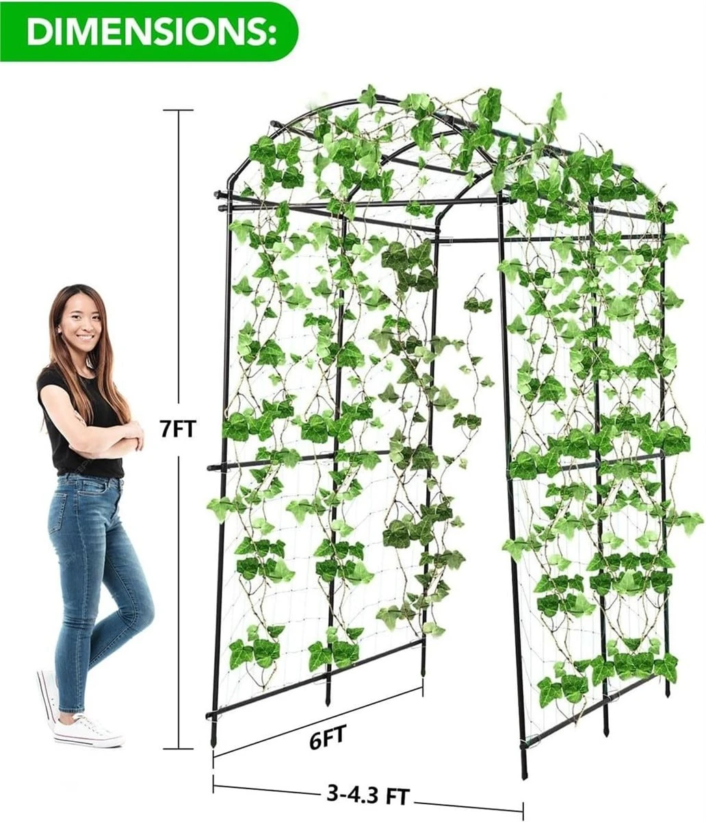 Garden Arch Trellis - 7ft Tall