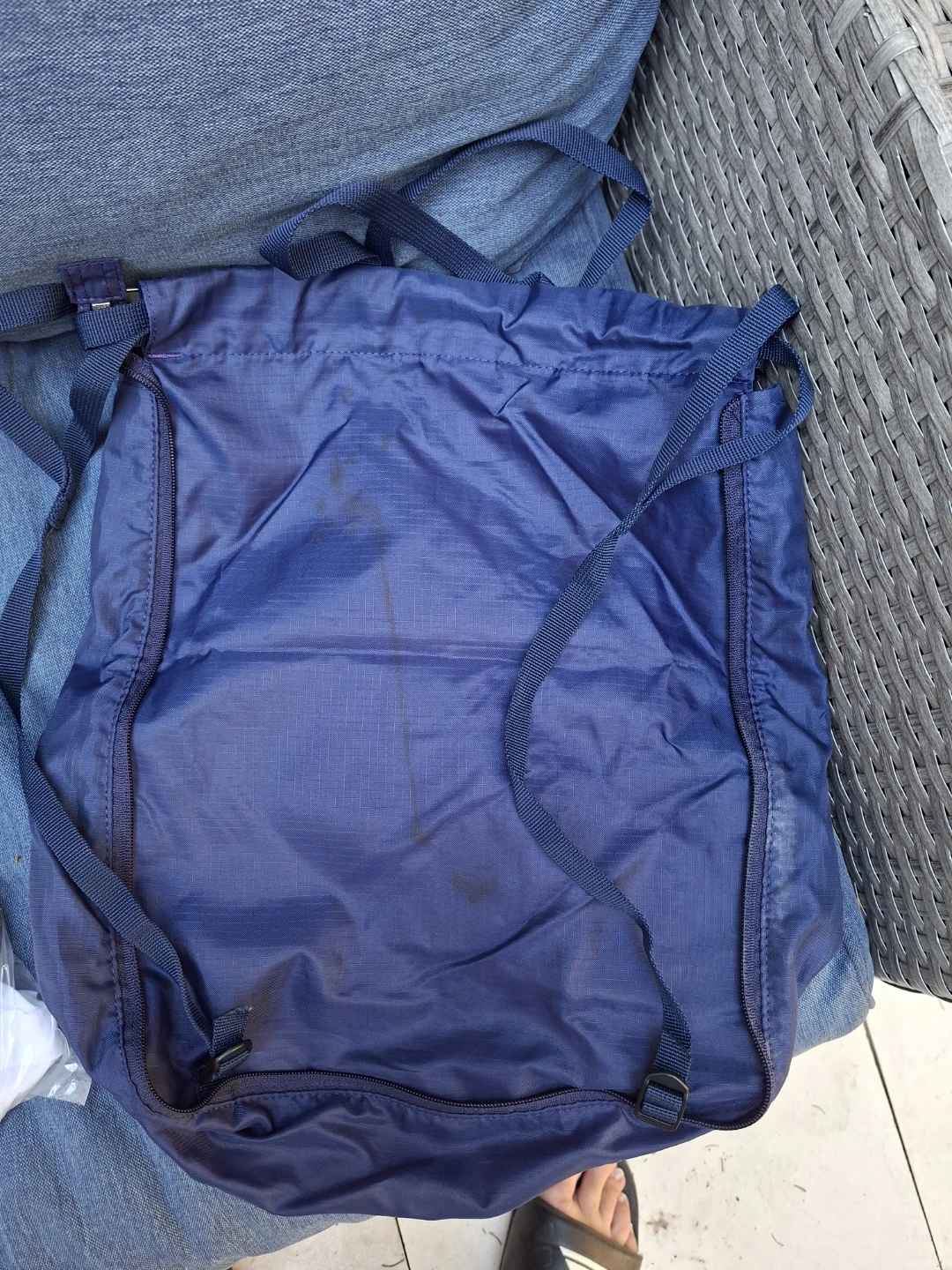 Adidas Blue Drawstring Backpack - photo 2