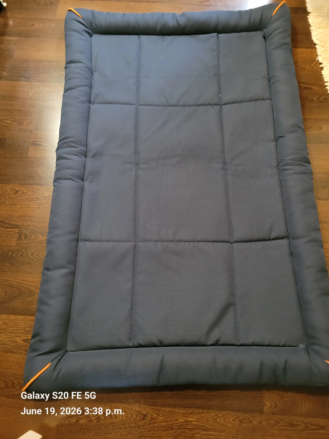 Dark Blue Quilted Pet Mat
