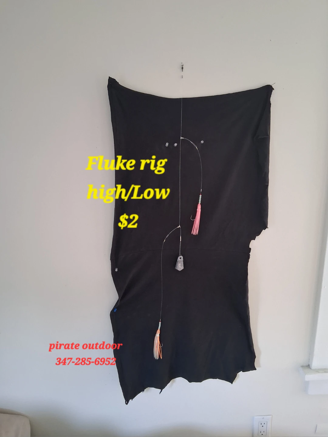 Fishing rigs for fluke and striper