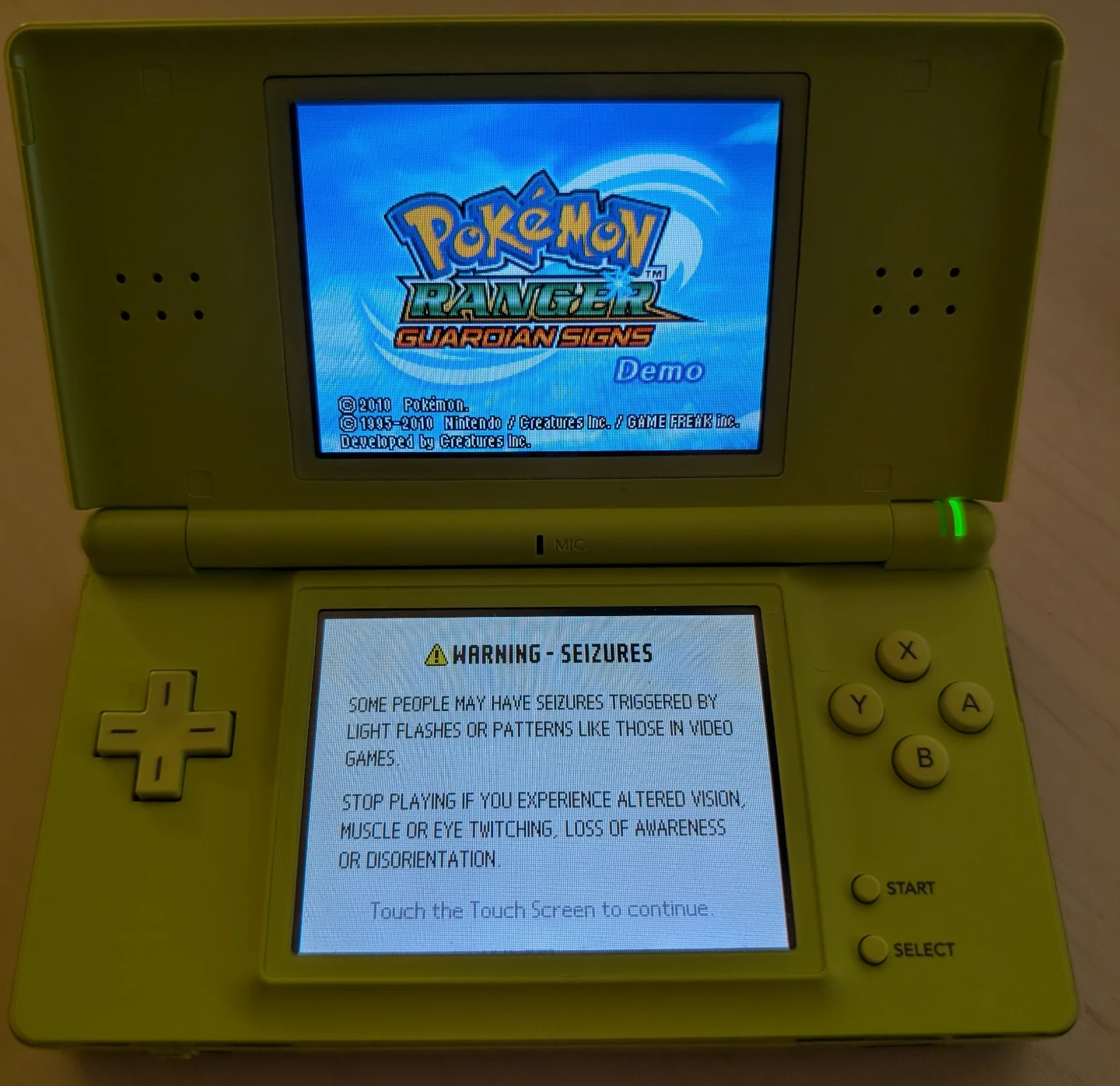 Nintendo DS Pokémon Ranger Guardian Signs Demo Game Cartridge - photo 4