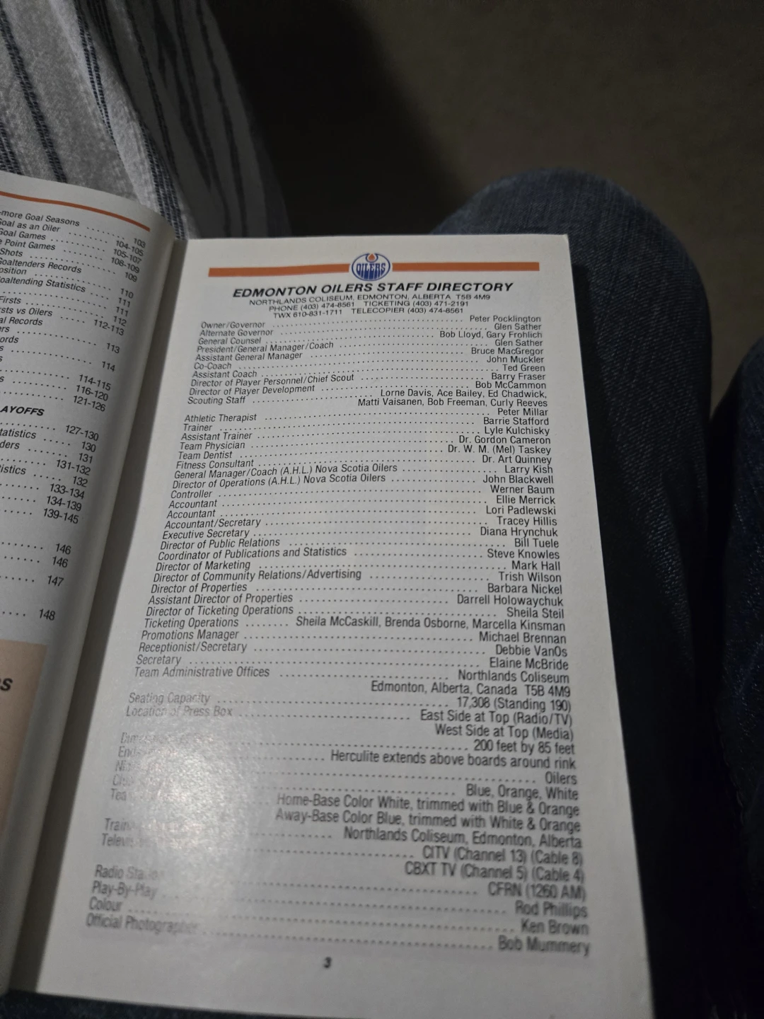 Edmonton Oilers 1986-87 Official Guide