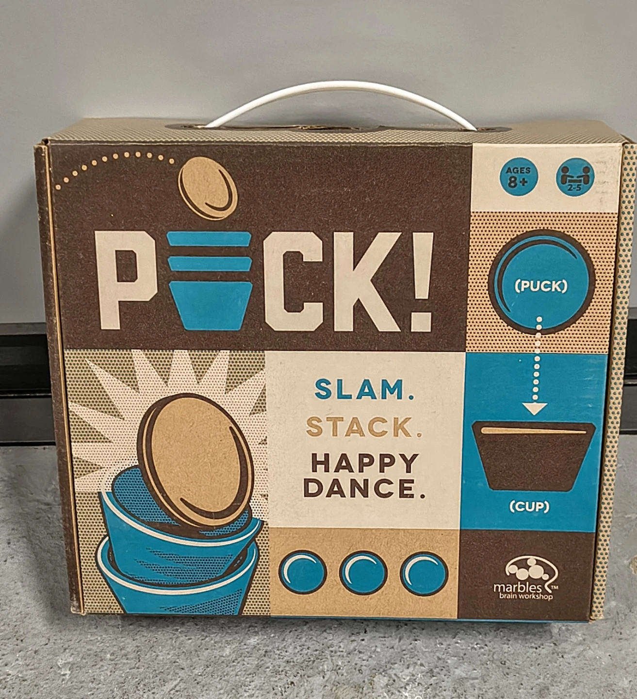 Marbles Brain Workshop PUCK! Game