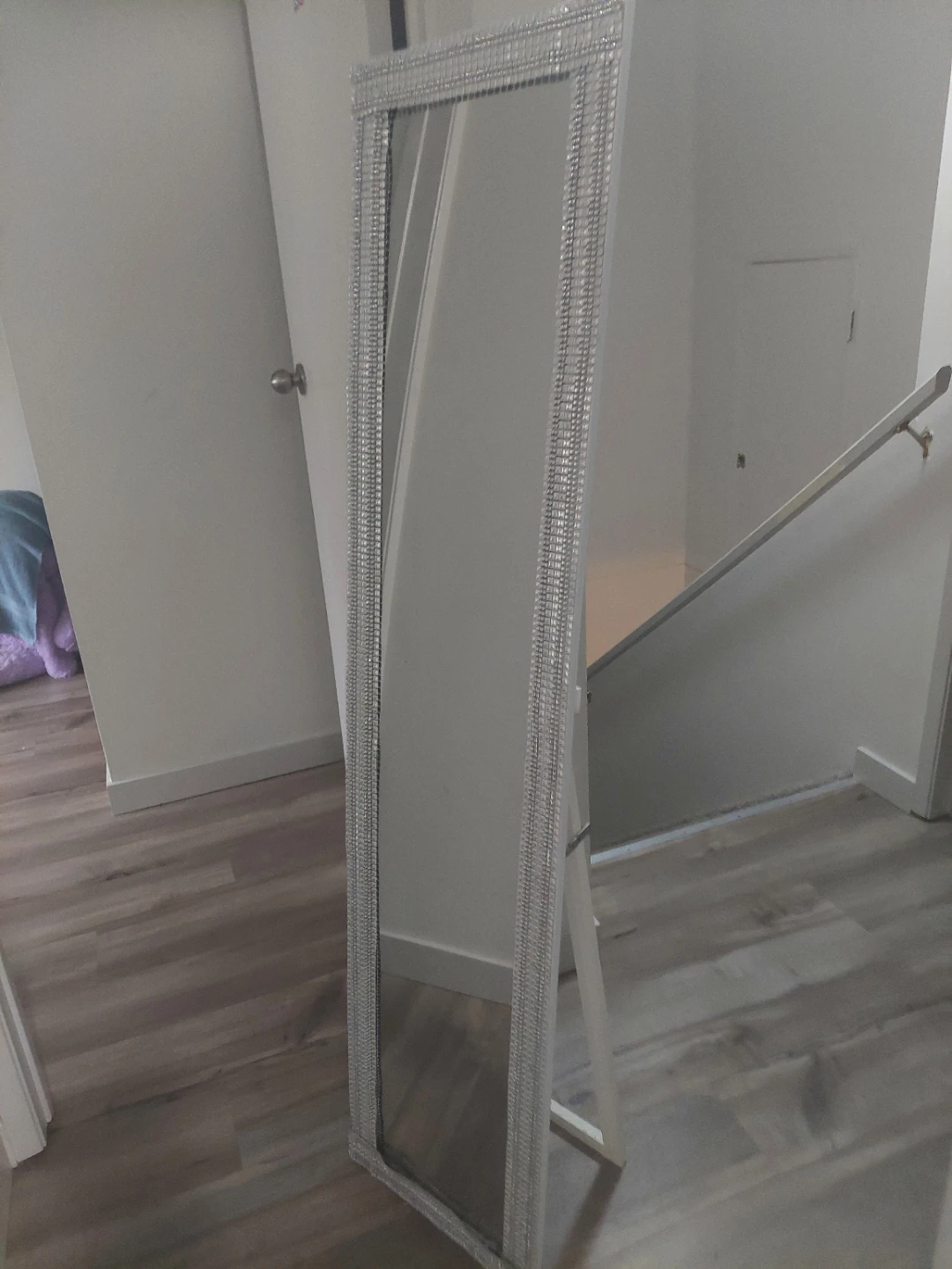 Full Length Mirror with Rhinestone Frame - photo 2
