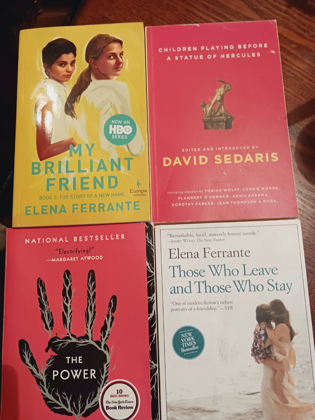 $5 EACH.4 × Books: Elena Ferrante, David Sedaris, Naomi Alderman - photo 2
