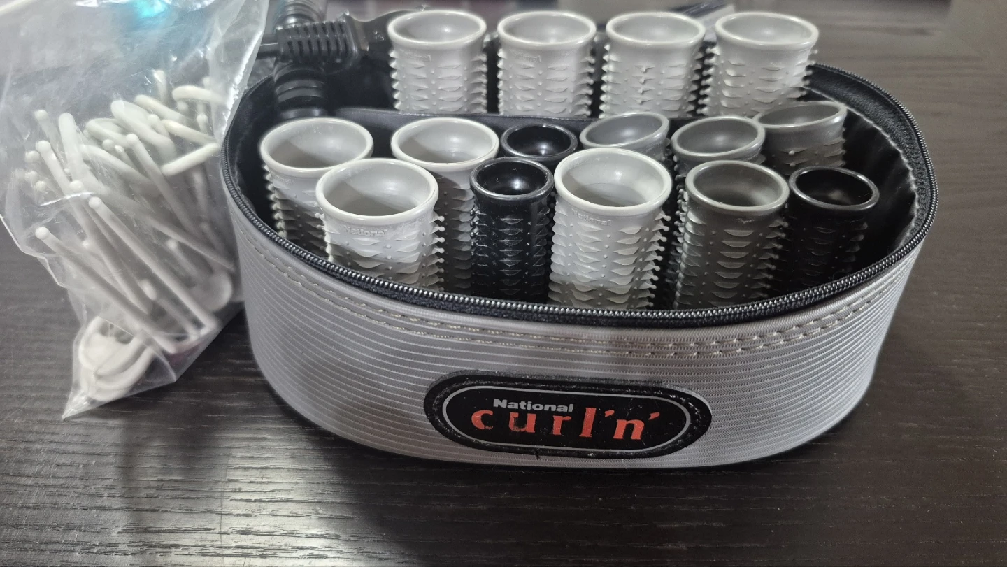 National Curl'n Heated Hair Rollers Set