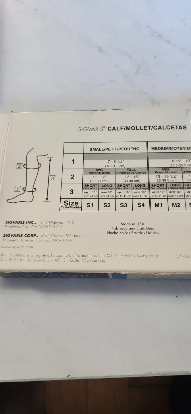 Sigvaris 230 Series Cotton Medical Compression Stockings - photo 2
