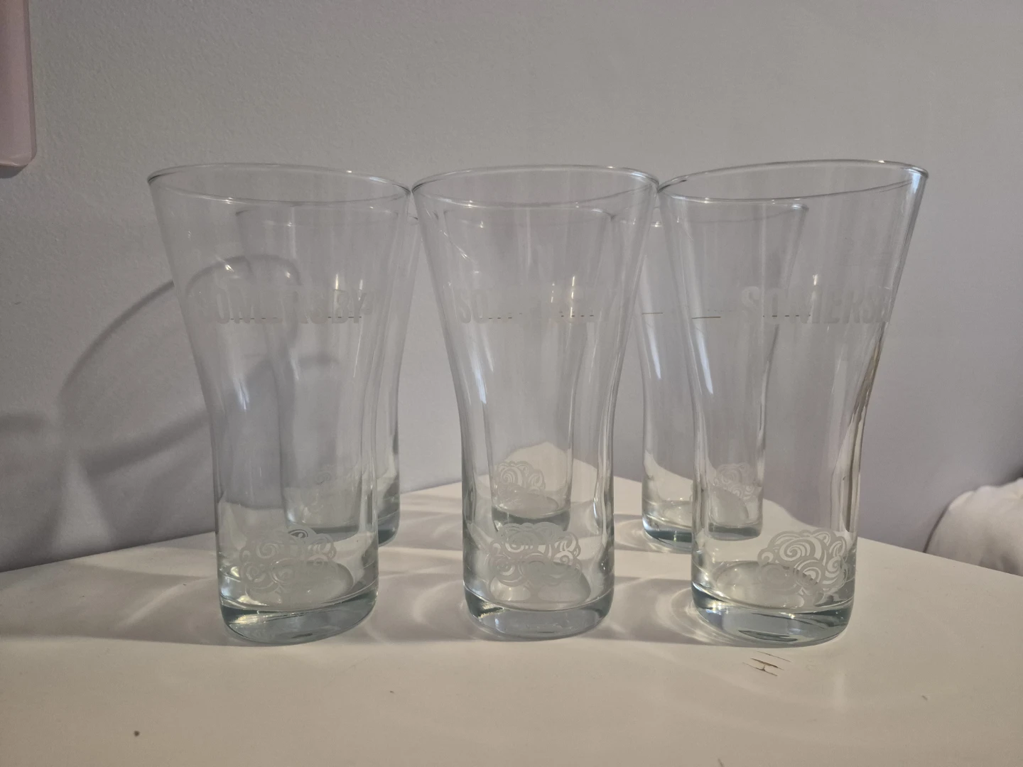 NEW Somersby Cider Glasses 6pc - 0.5L Rastal Tall Beer Tumblers - photo 2