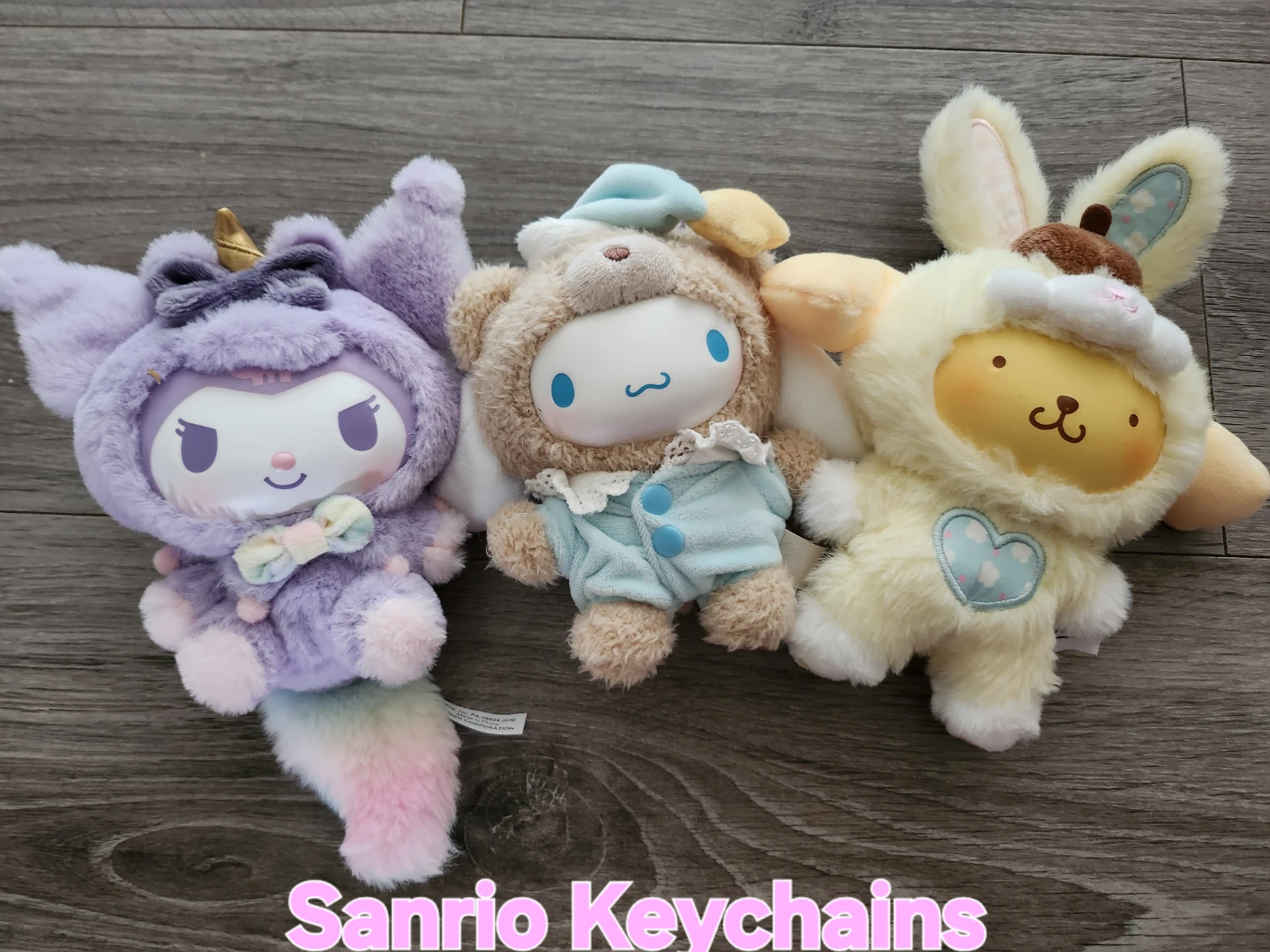 Sanrio Keychains - My Melody, Cinnamoroll, Pompompurin