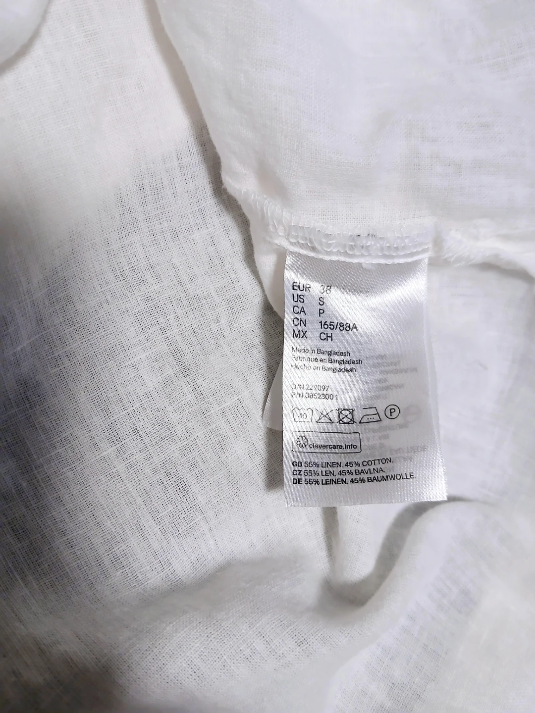 Women Small H&M Long Sleeve Button-Up Shirt - photo 2