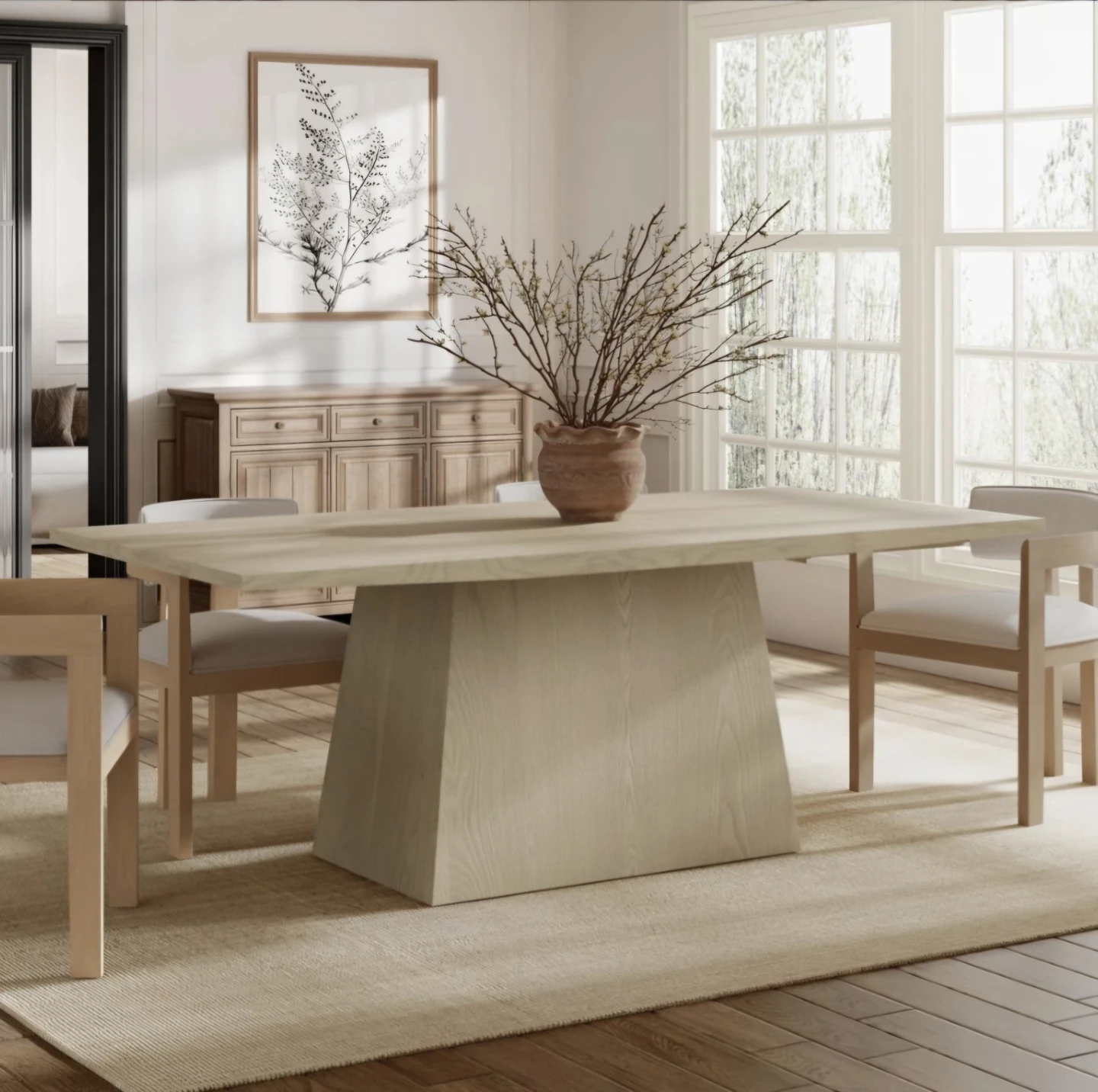 Modern Wood Dining Table