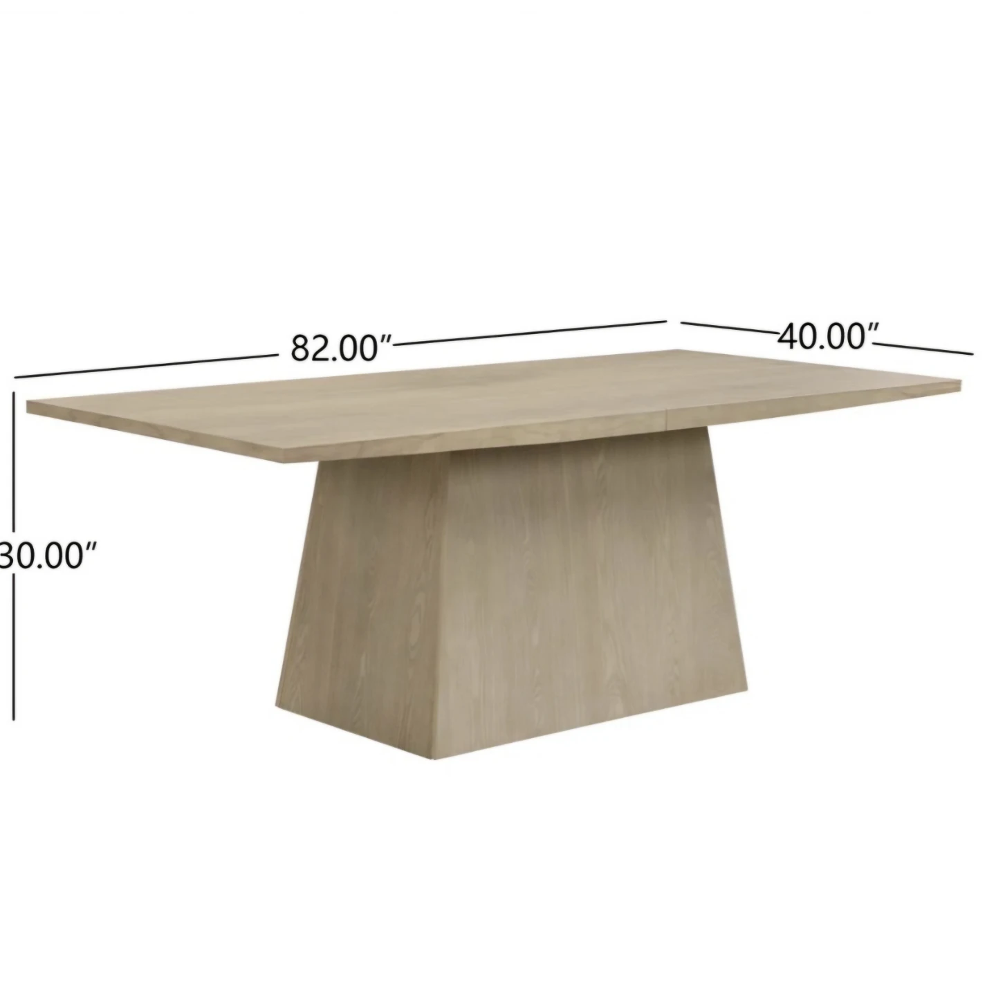 Modern Wood Dining Table - photo 2