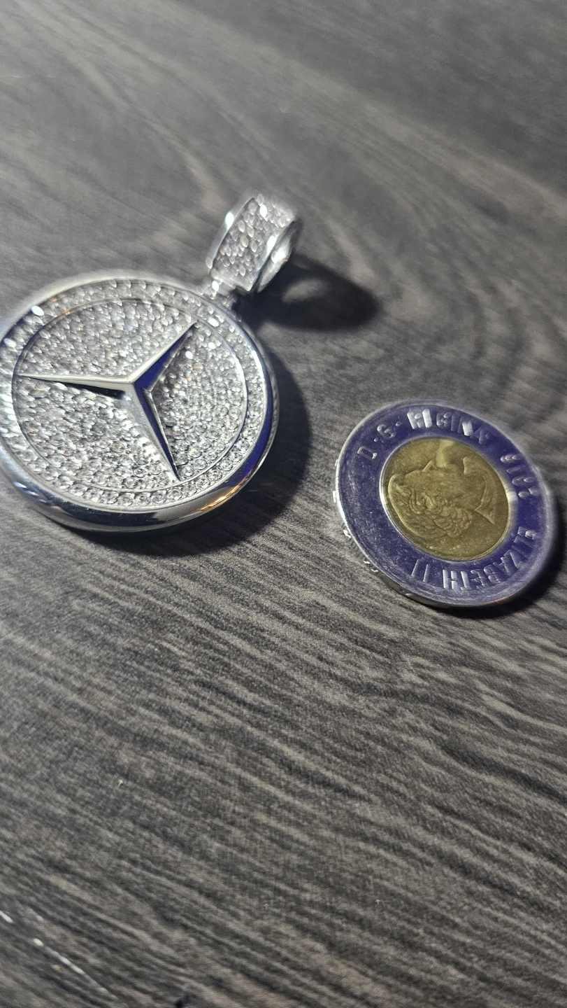Mercedes-Benz Star Pendant with Diamonds