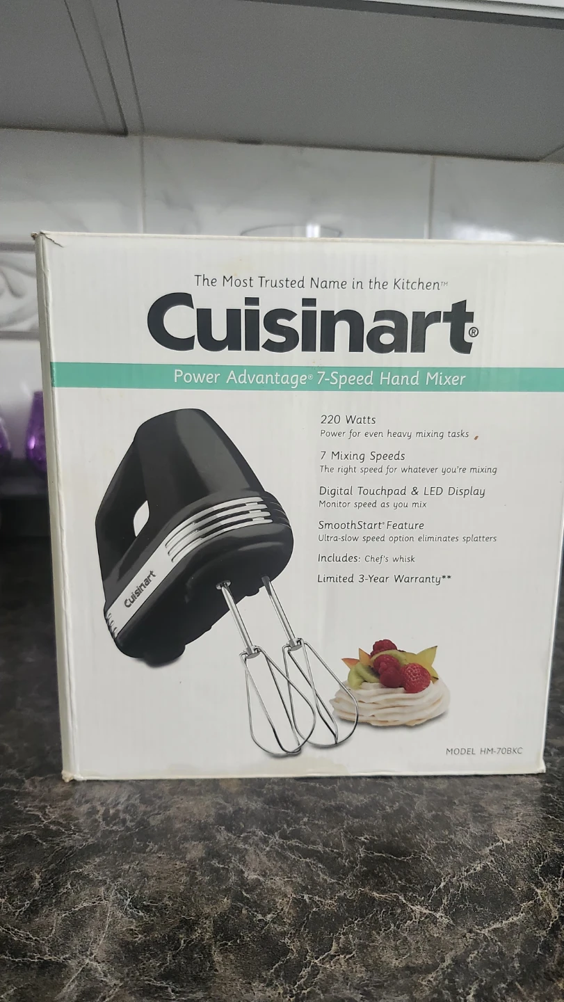Cuisinart Power Advantage 7-Speed Hand Mixer - Black