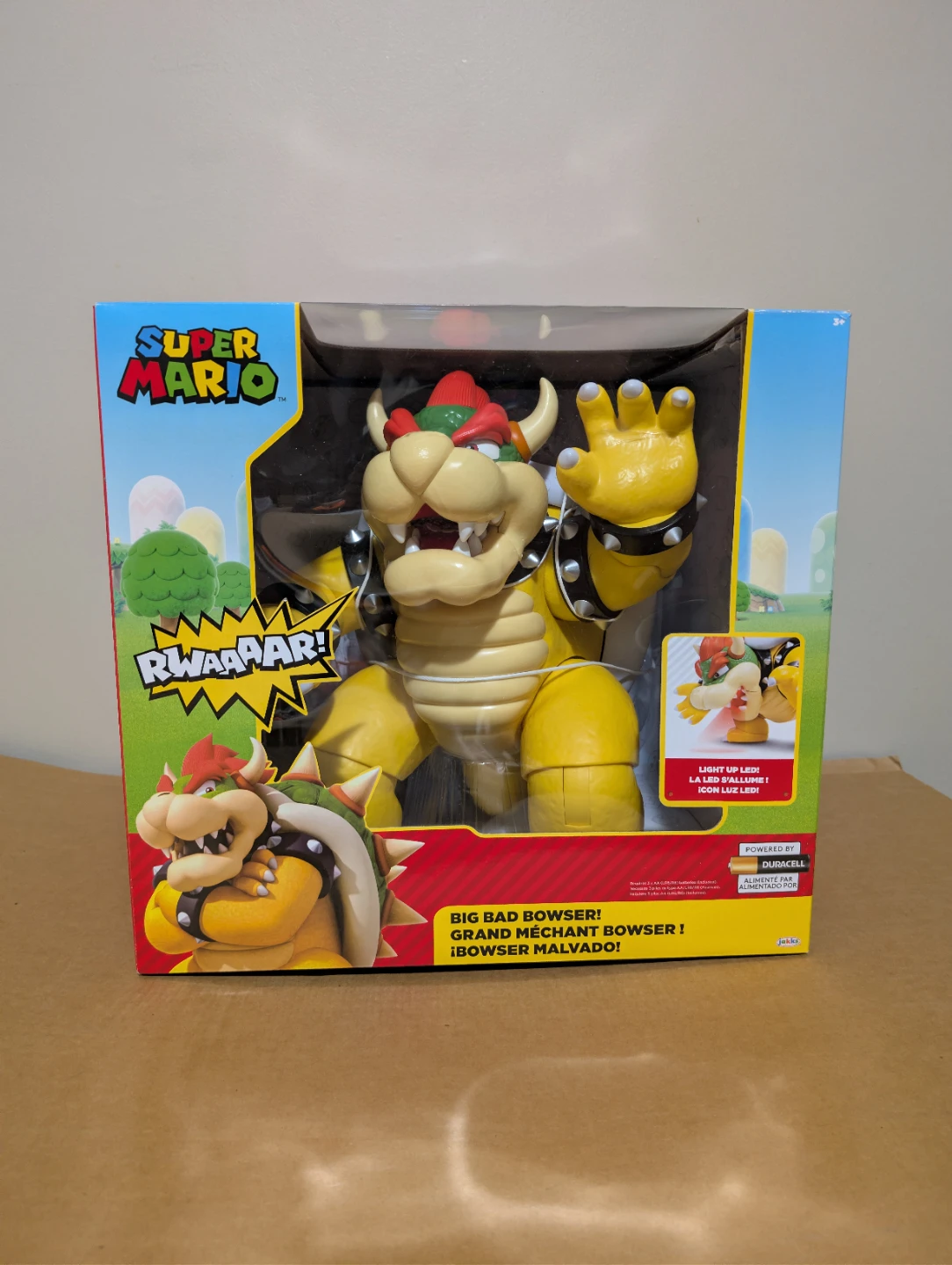 Big Bad Bowser Super Mario Action Figure 12”