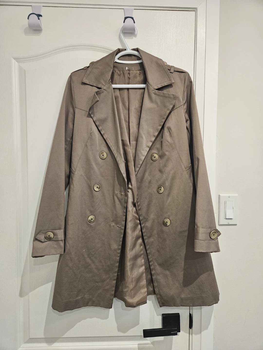 Women's Double-Breasted Trench Coat