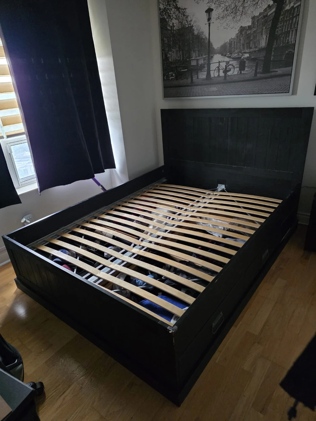 Queen Storage Bed Frame - 4 Drawers - $280 OBO - photo 4