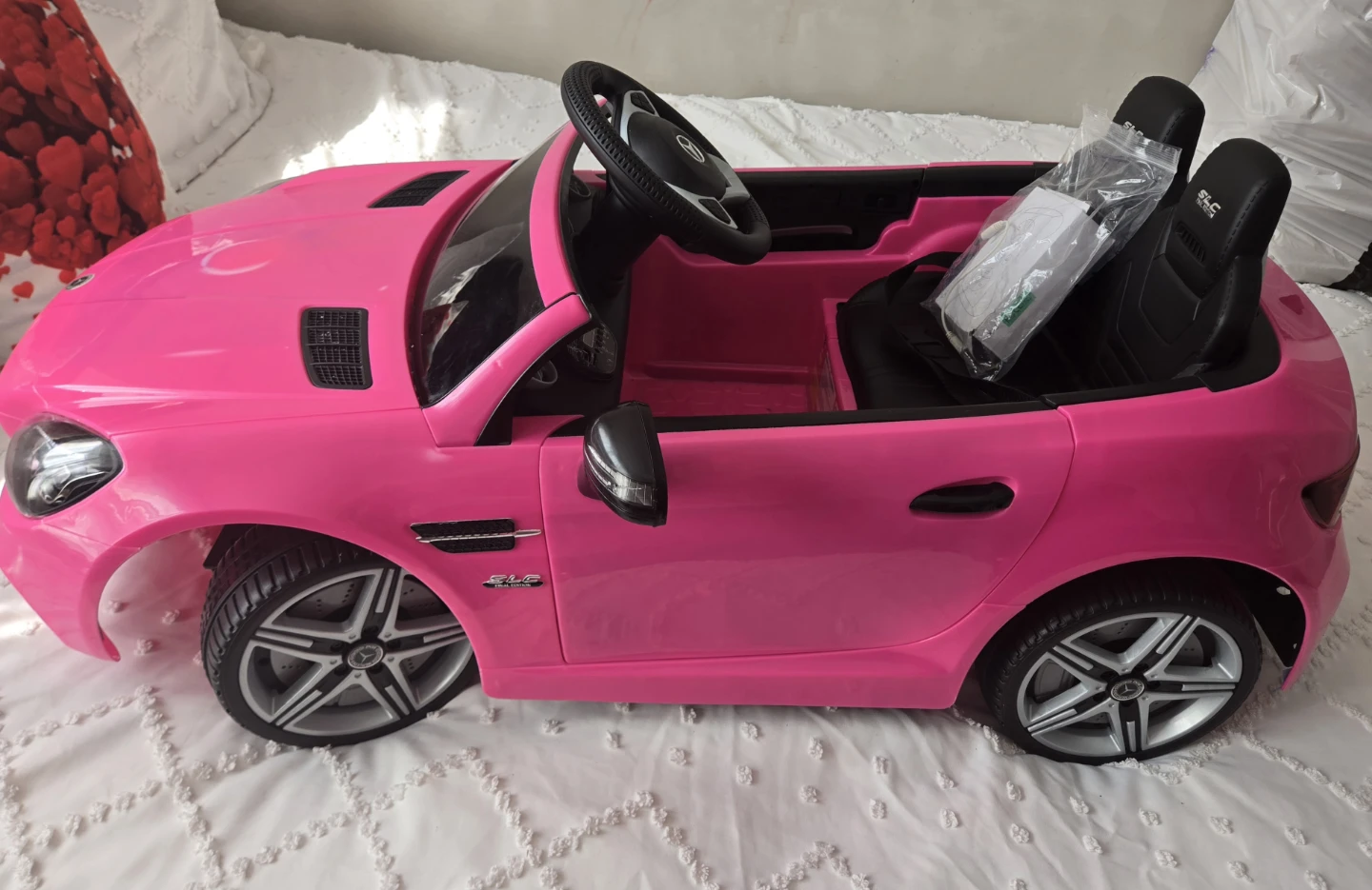 Pink Mercedes-Benz Ride-On Car