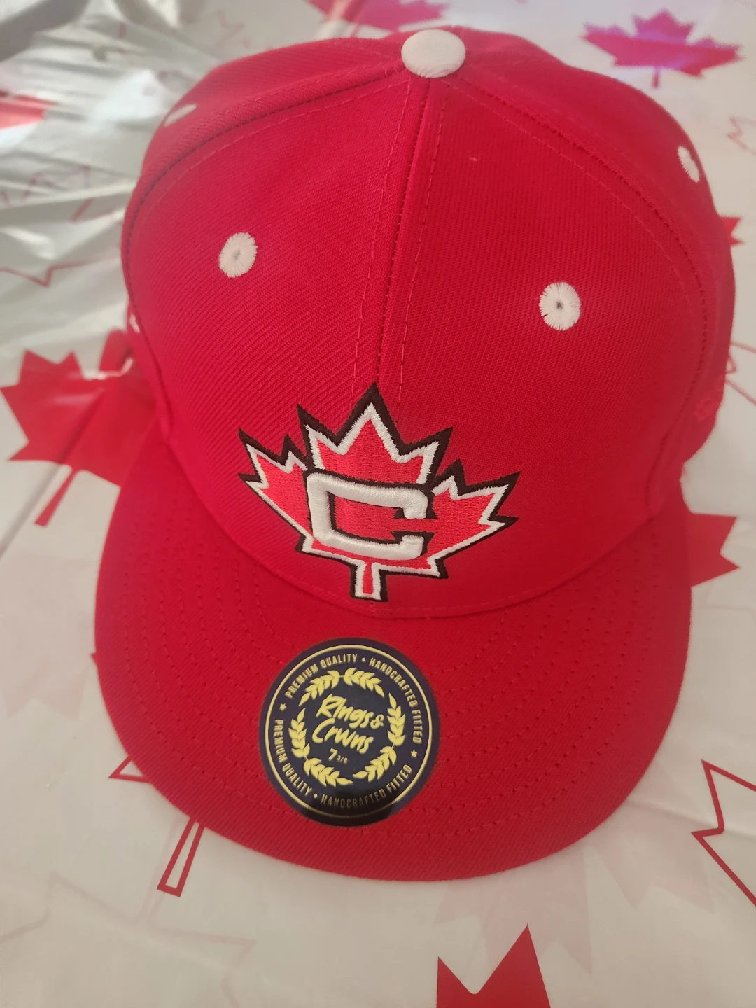 Rings & Crwns Canada Maple Leaf Baseball Cap