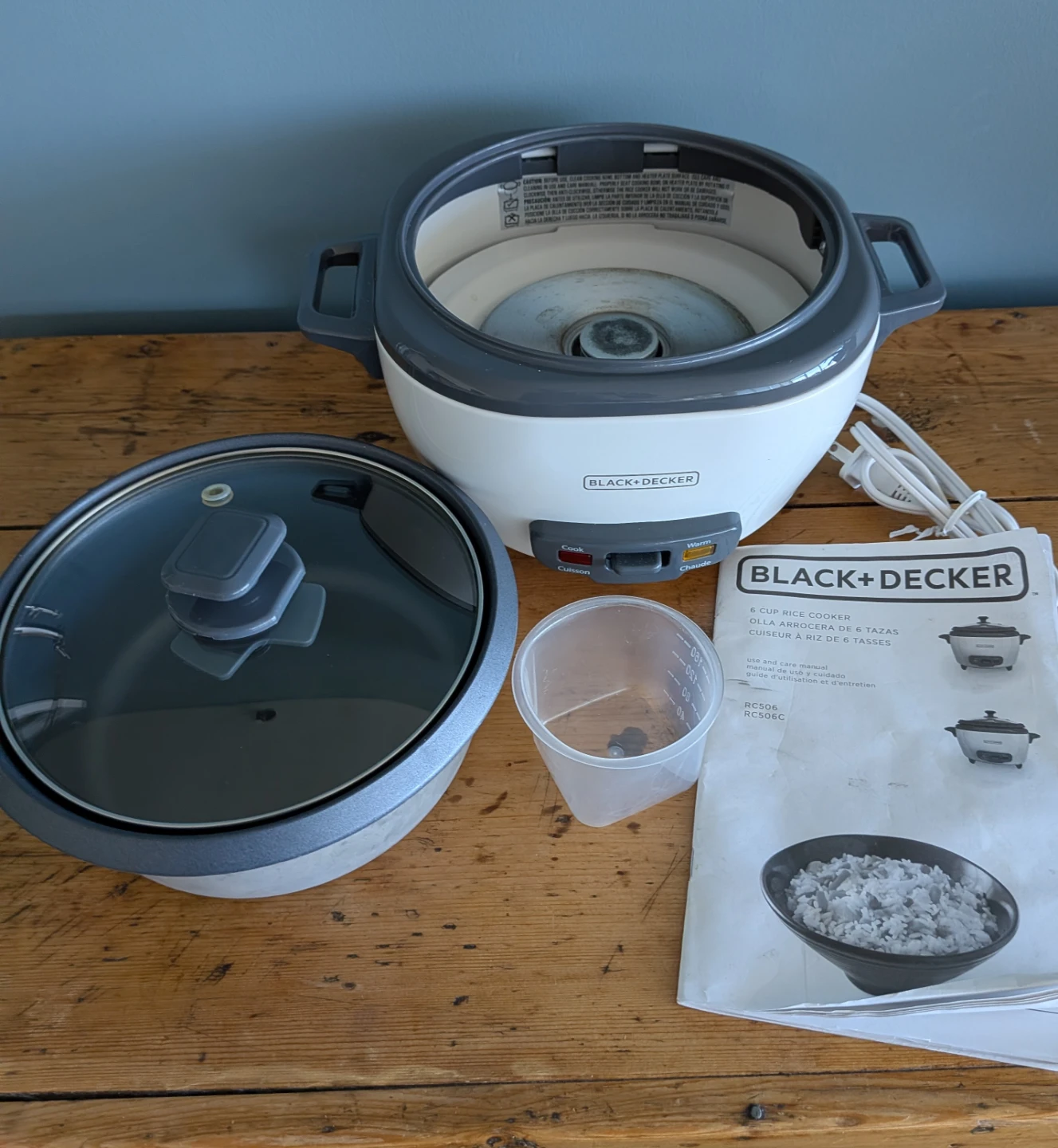 BLACK+DECKER 6-Cup Rice Cooker - photo 2