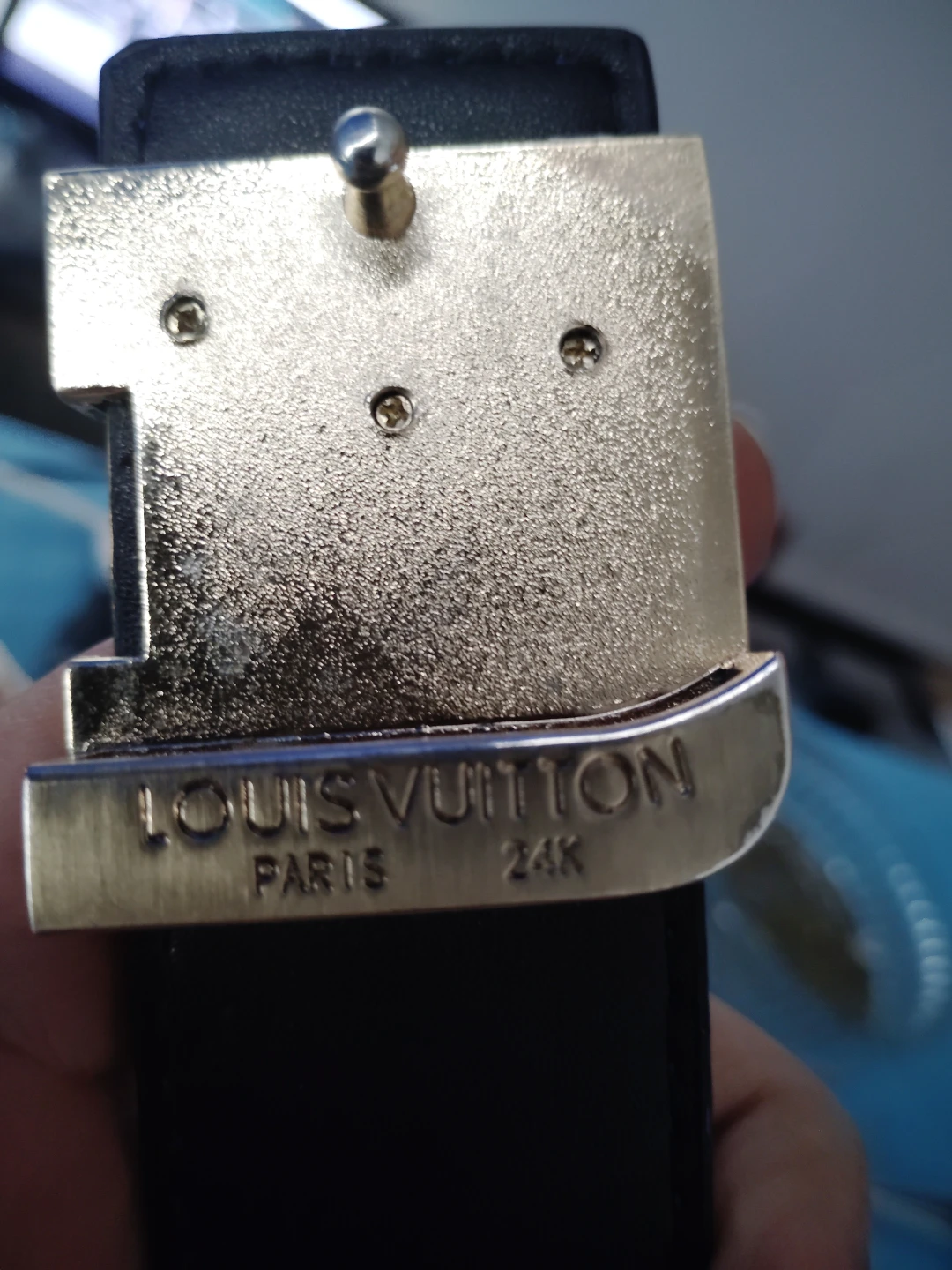Louis Vuitton Damier Azur Belt - photo 2