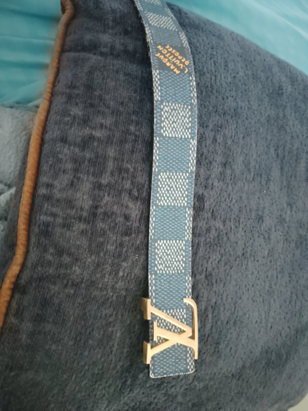 Louis Vuitton Damier Azur Belt - photo 3