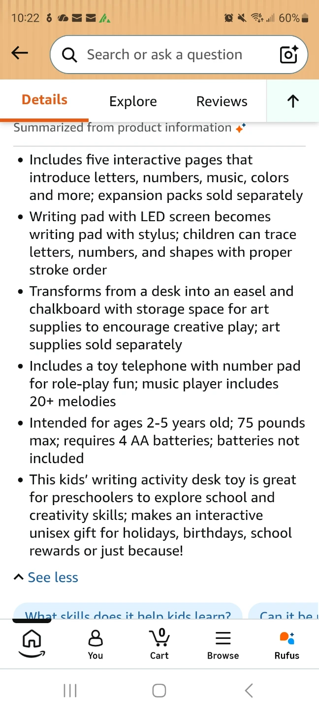 VTech Explore & Write Activity Desk - photo 5