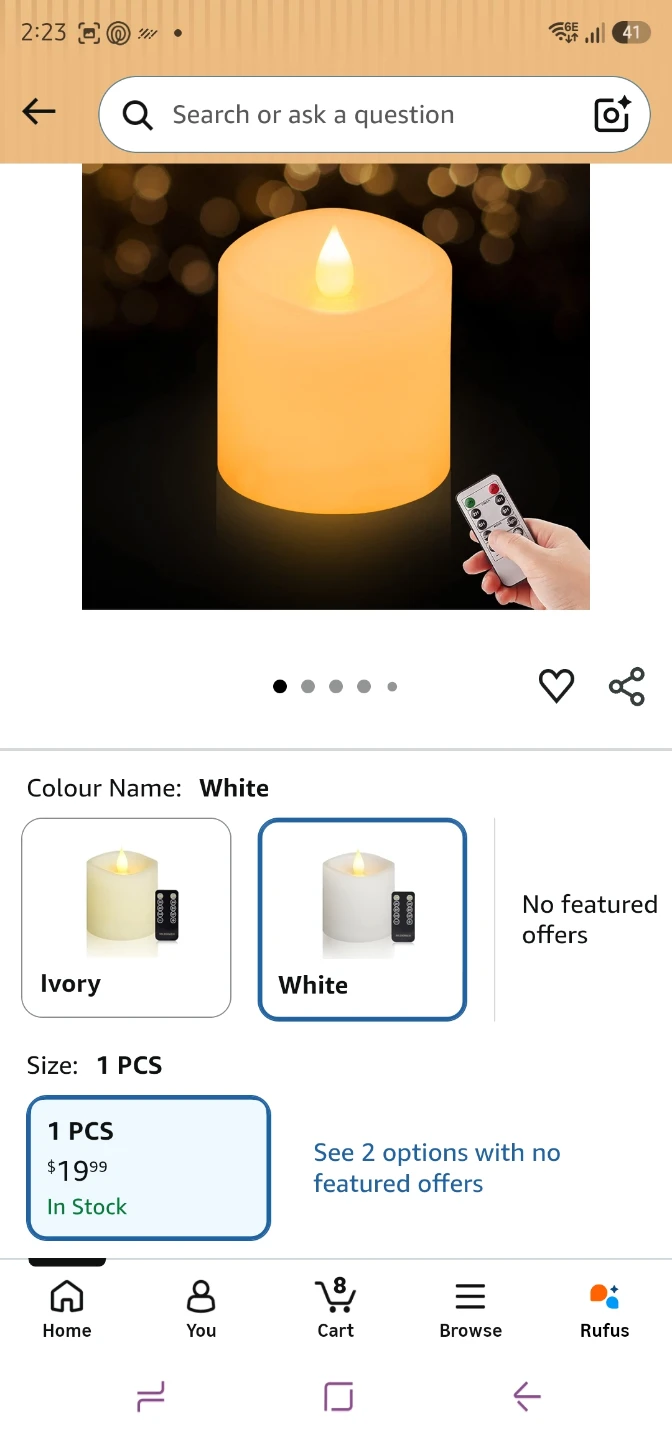 Flameless LED Candles with Remote - photo 4