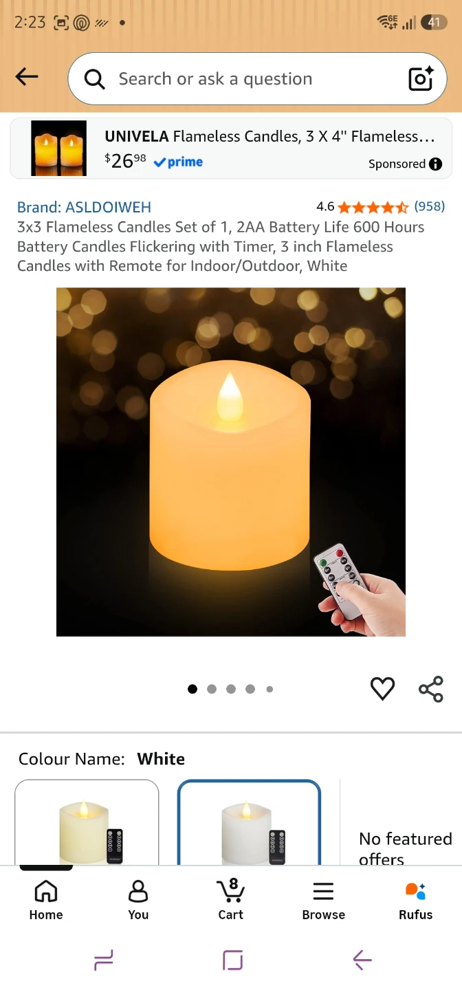 Flameless LED Candles with Remote - photo 5