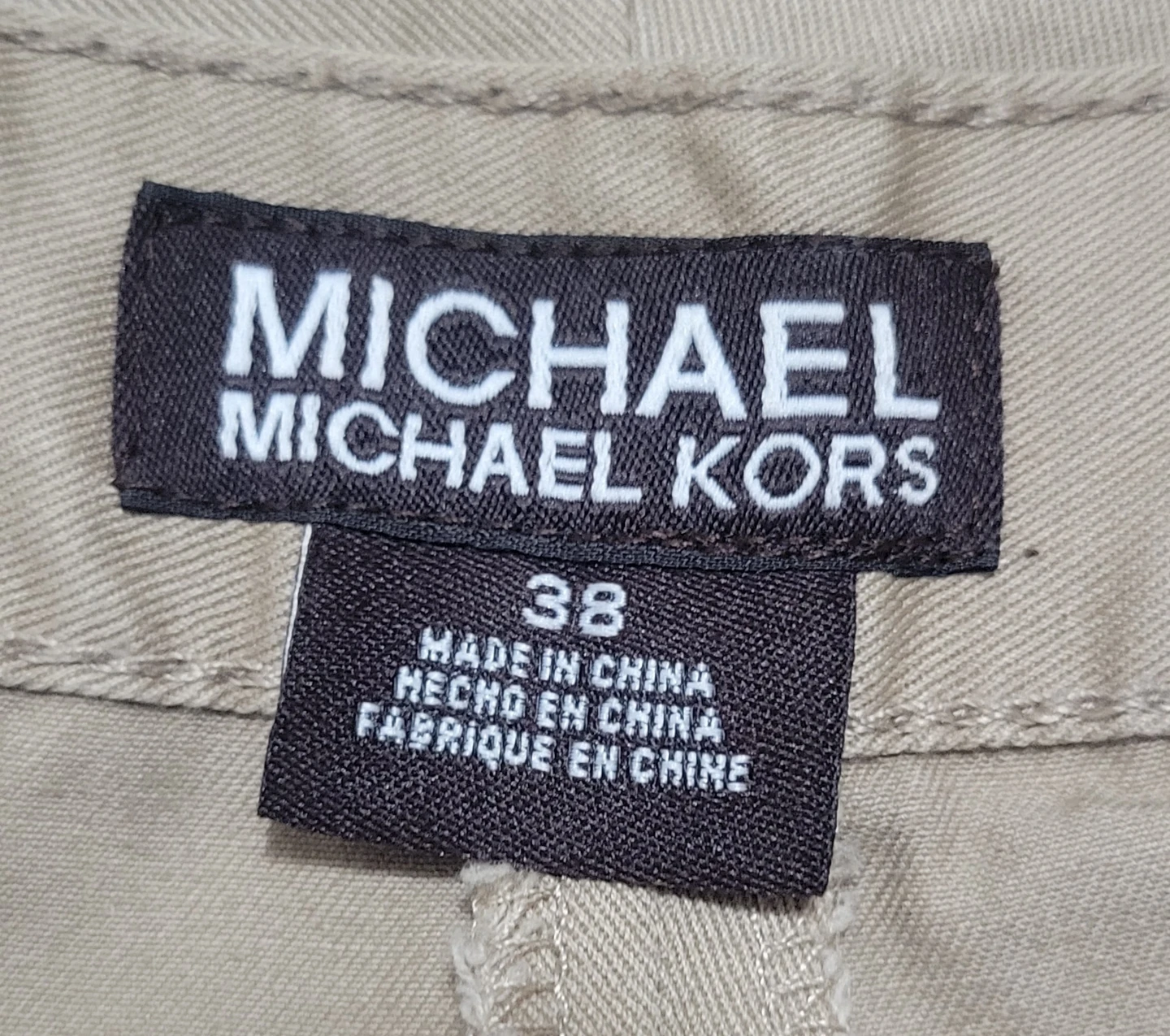 Michael Kors Khaki Shorts Size 38 NWOT - photo 2