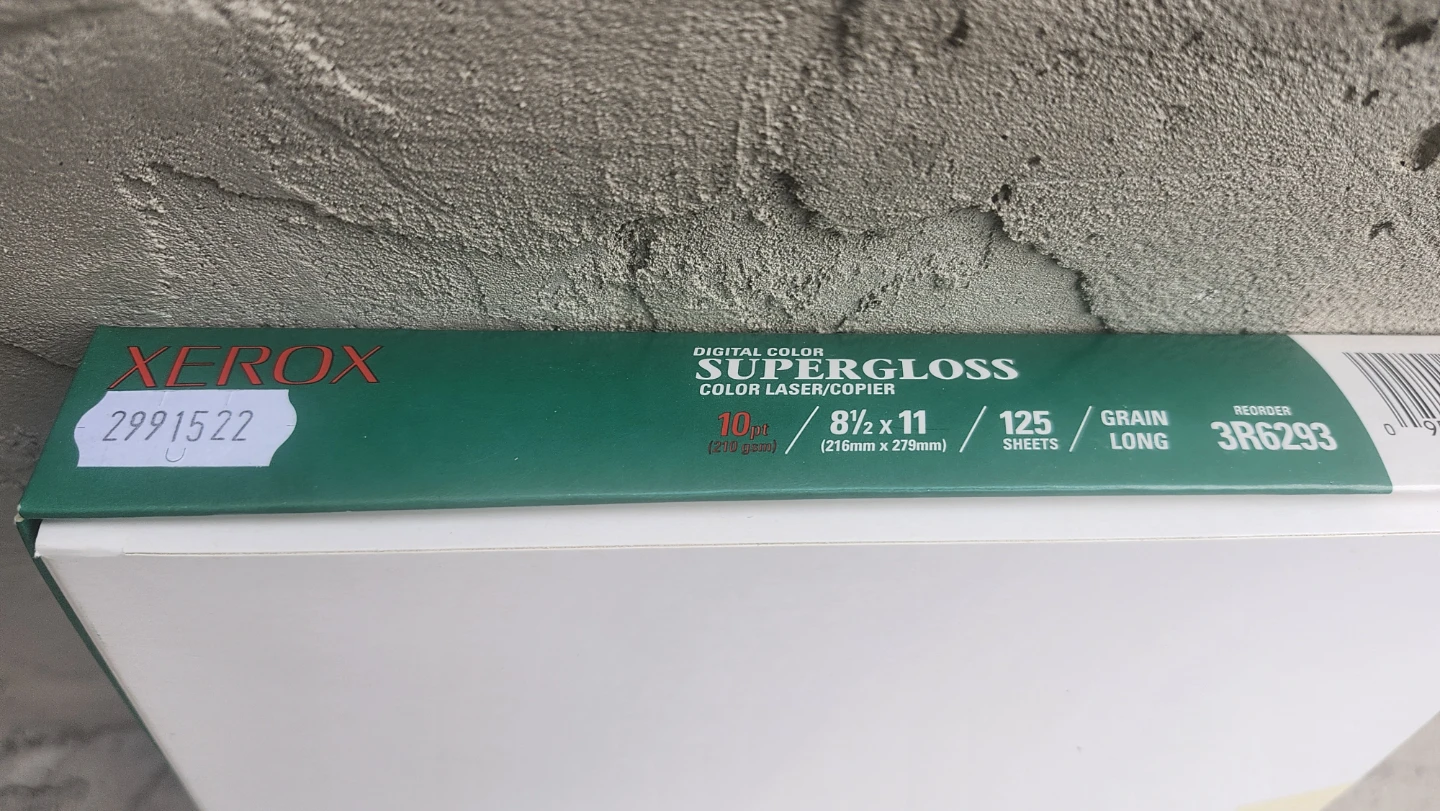 Xerox Digital Color Supergloss Paper 8.5 x 11 - 125 Sheets - photo 3