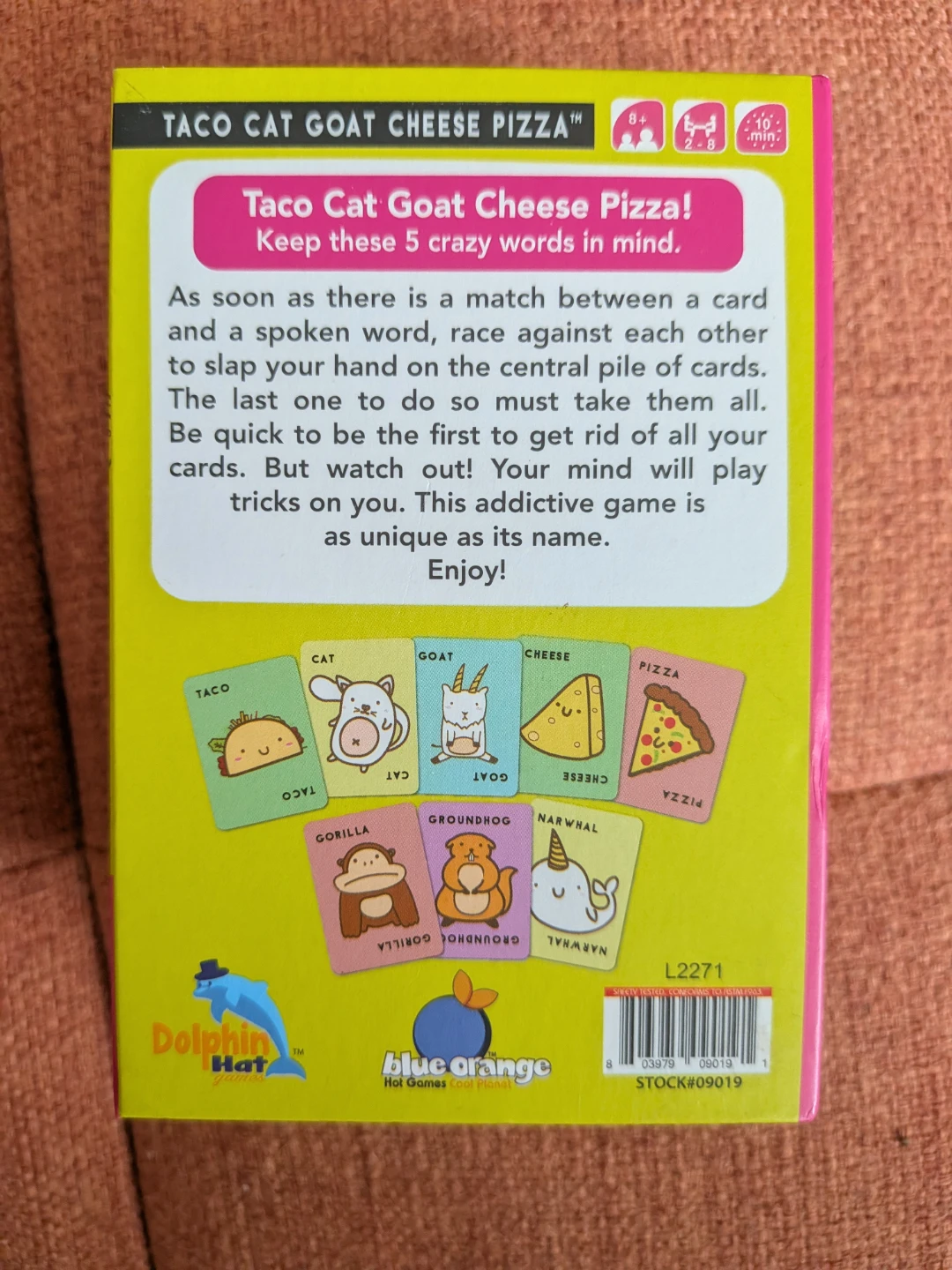Taco Cat Goat Cheese Pizza Card Game - photo 2