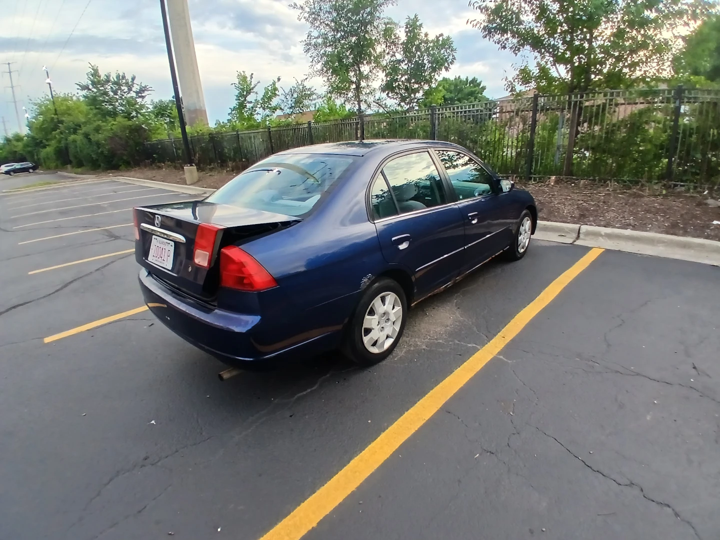 Blue Honda Civic Sedan - photo 5
