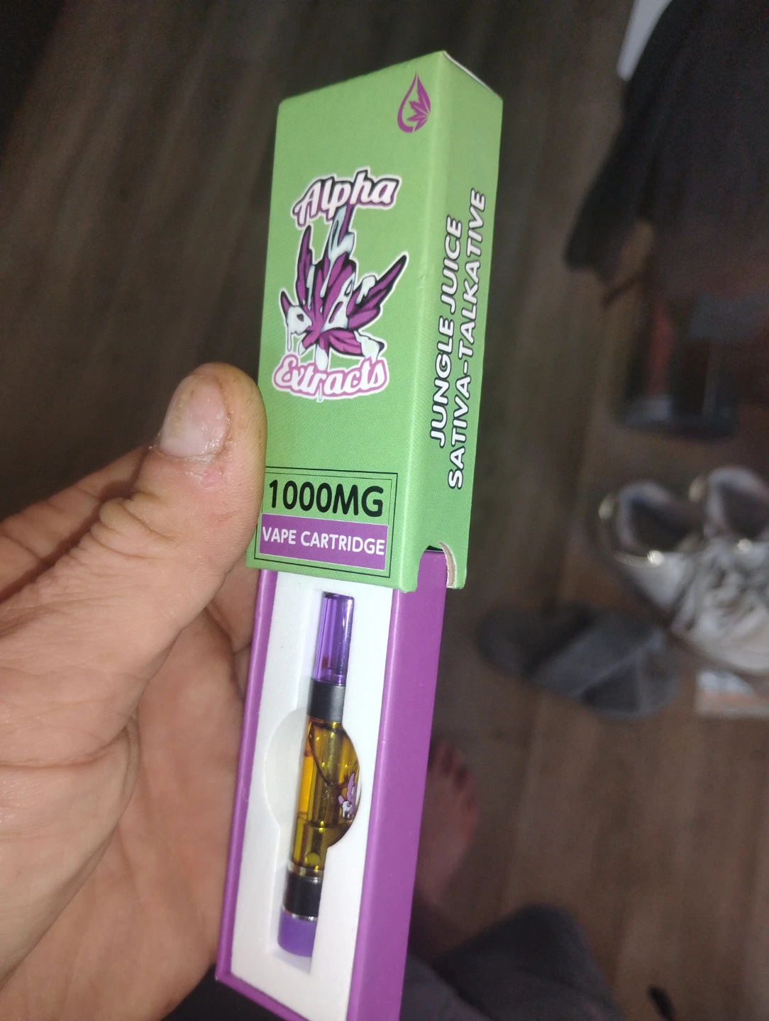 Alpha Extracts 1000mg Vape Cartridge - Jungle Juice - photo 2