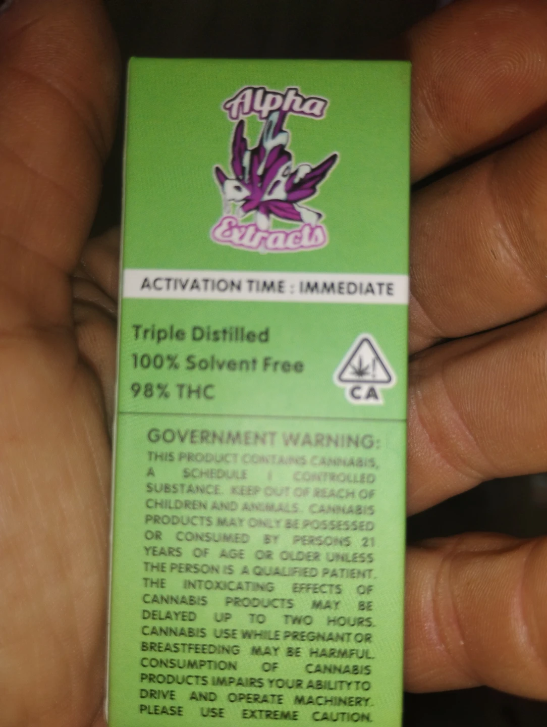 Alpha Extracts 1000mg Vape Cartridge - Jungle Juice - photo 3