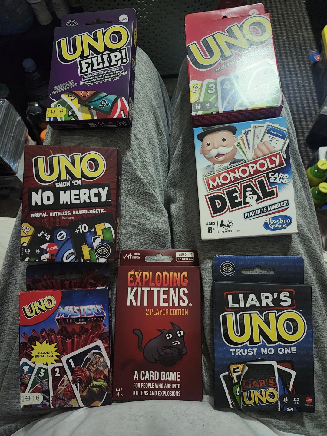 UNO Card Games Bundle: Flip!, Show 'Em No Mercy, Masters of