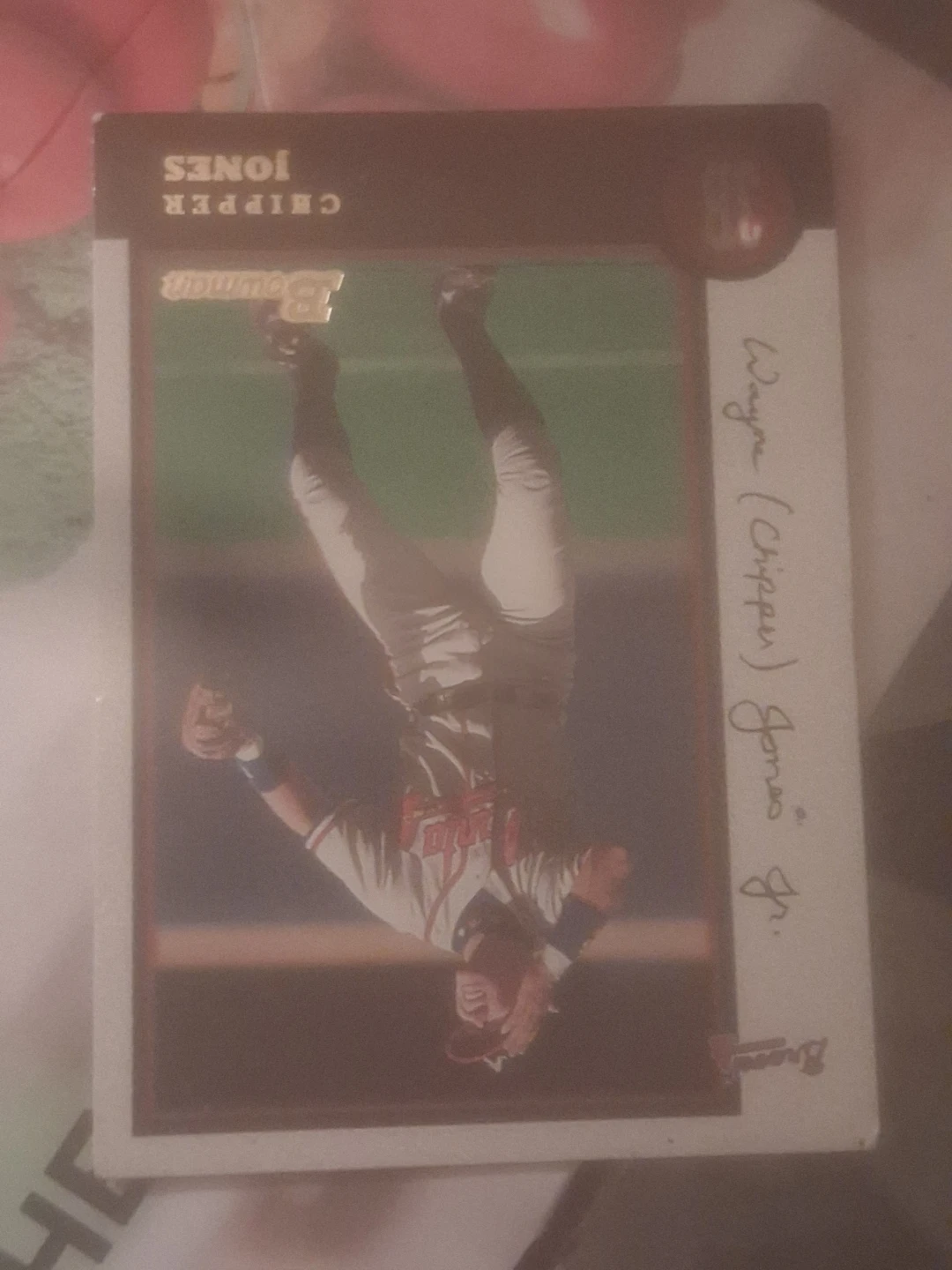 1997 Bowman Chipper Jones Baseball Card - photo 3