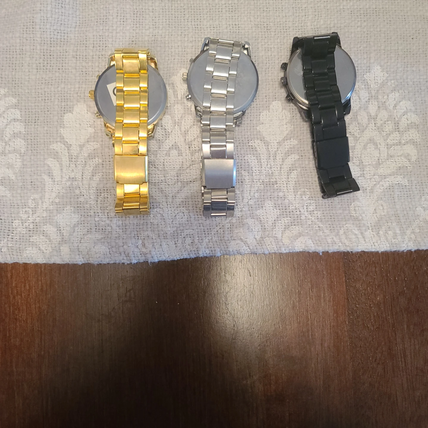 KUN Men's Watches - Gold, Silver, and Black - photo 3