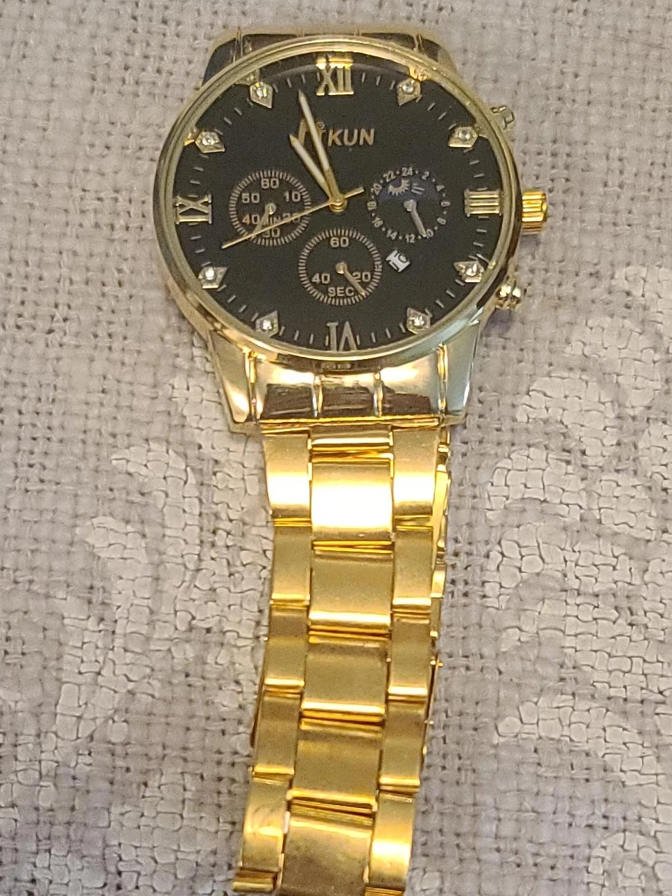KUN Men's Watches - Gold, Silver, and Black - photo 5