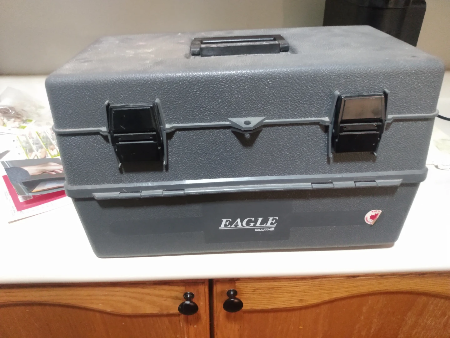 Eagle Tackle Box with Fishing Gear