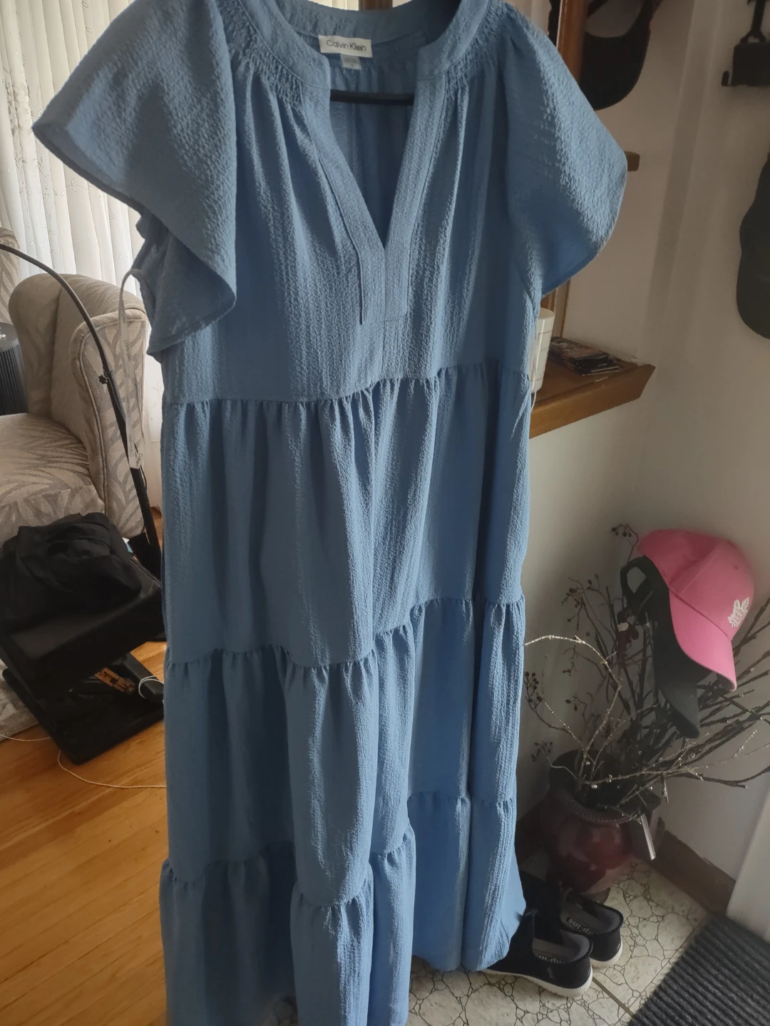 Blue dress