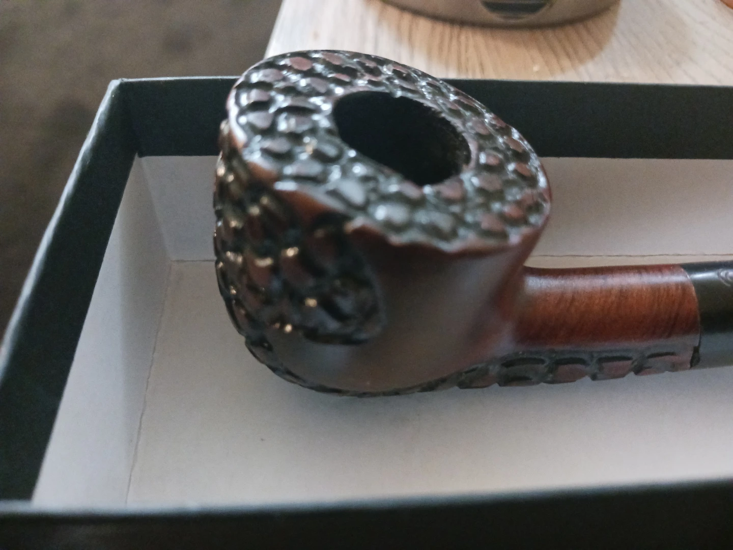 Carved Wooden Smoking Pipe - photo 3