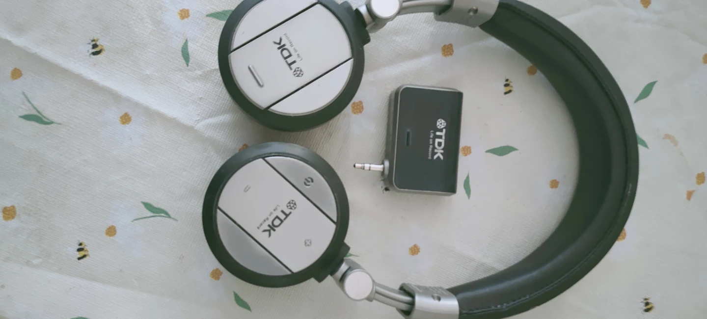 TDK Life on Record Headphones with Bluetooth Receiver