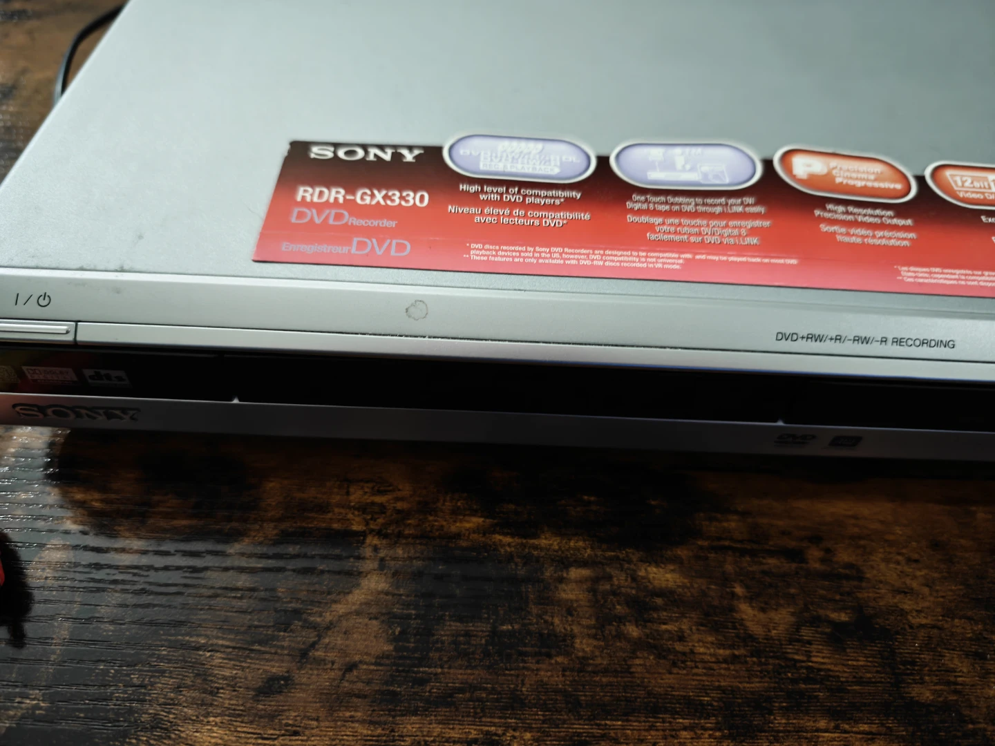 Sony RDR-GX330 DVD Recorder - photo 3