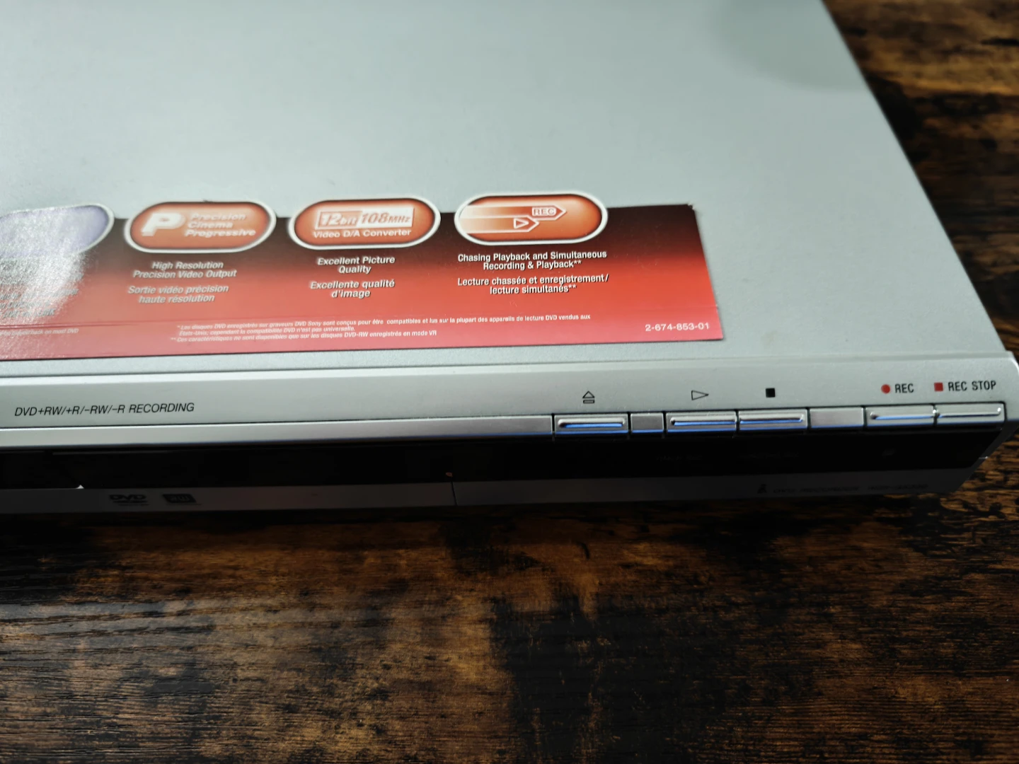 Sony RDR-GX330 DVD Recorder - photo 4