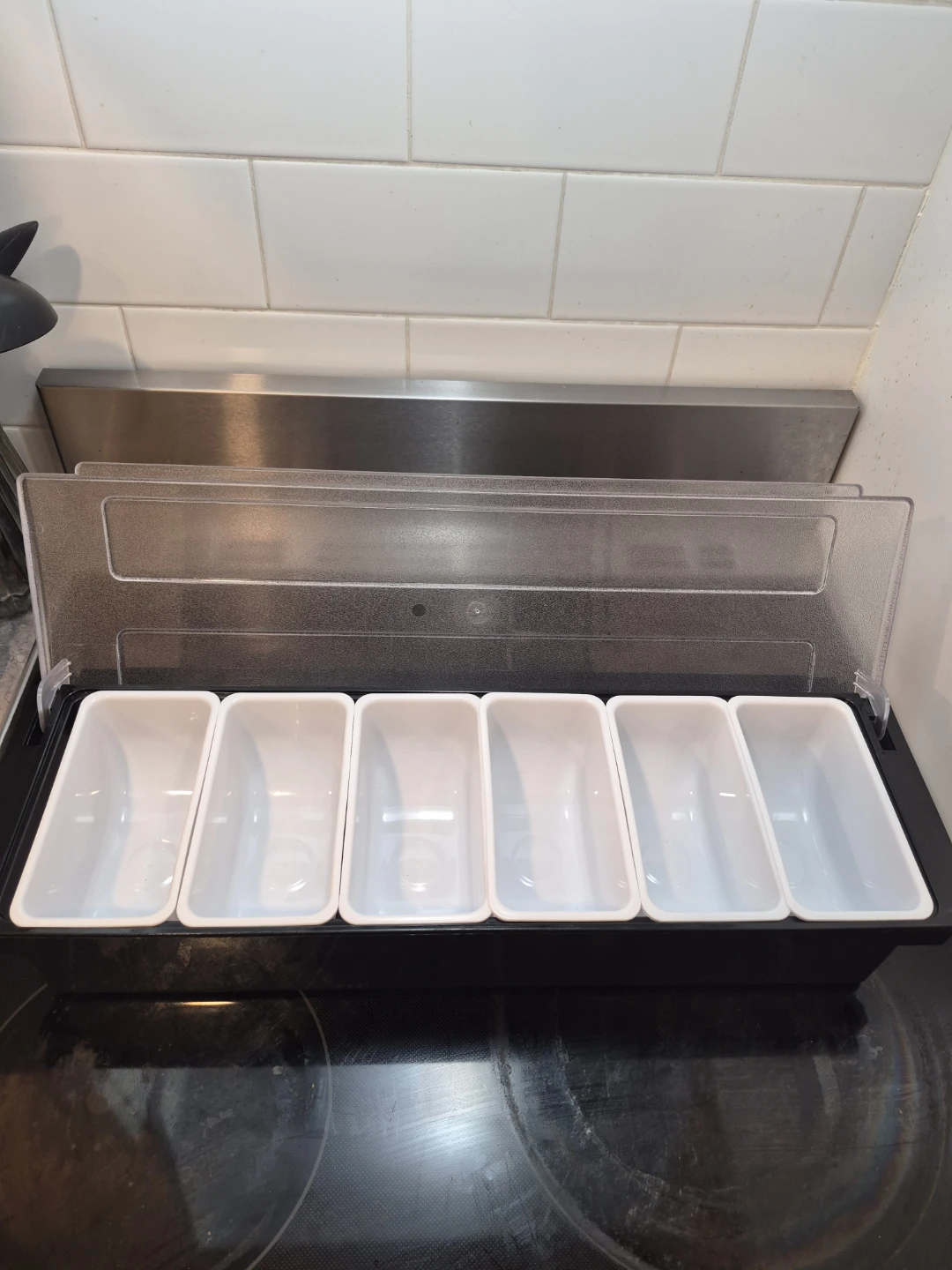BRAND NEW Condiment Holder with 6x Compartment