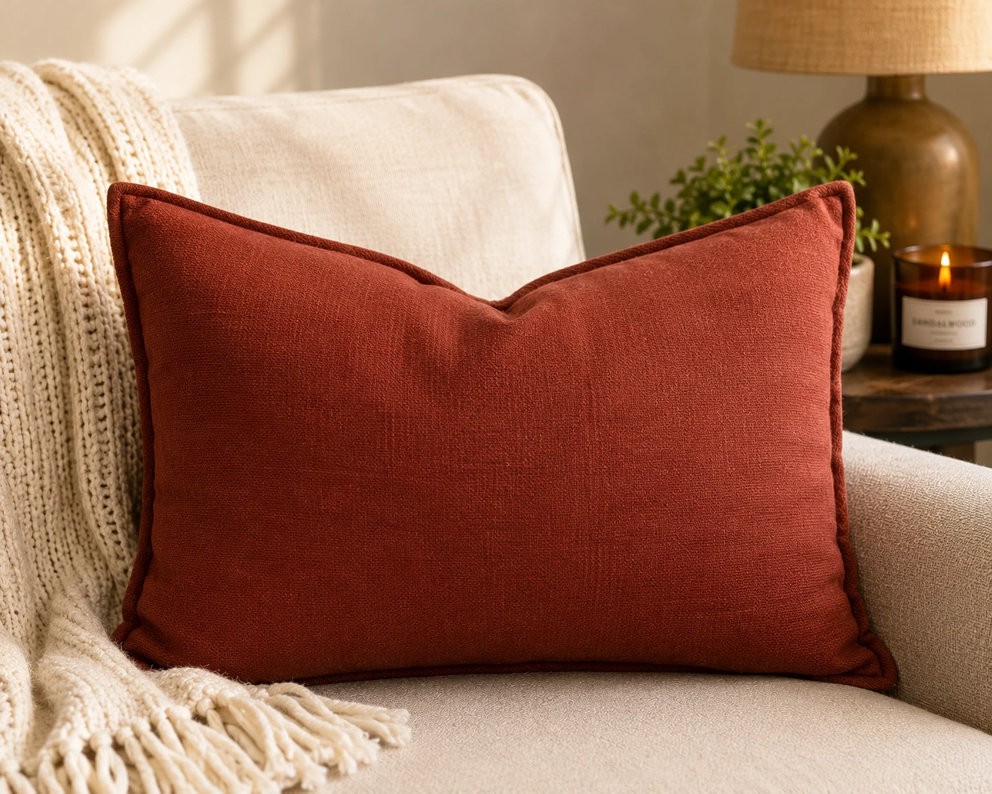 Decorative Accent Throw Pillow – Like New