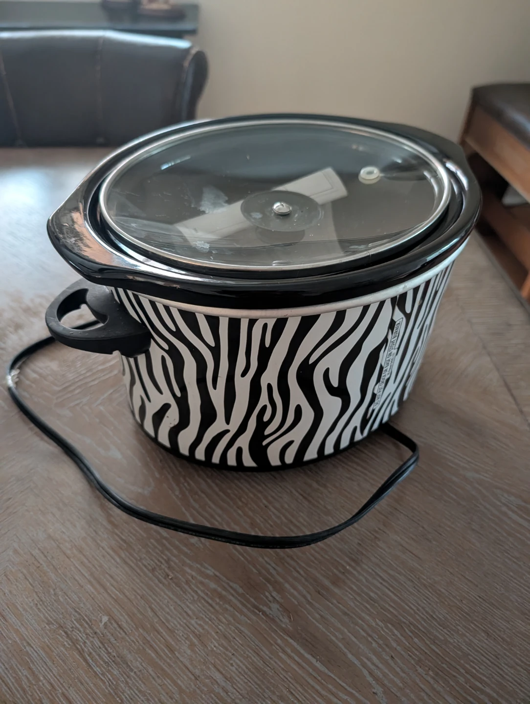 Hamilton Beach Slow Cooker - Zebra Print