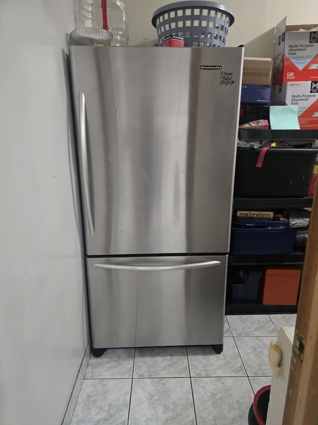 KitchenAid Stainless Steel Refrigerator - photo 3